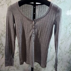 Victoria's Secret Ribbed Scoop Neck Top
